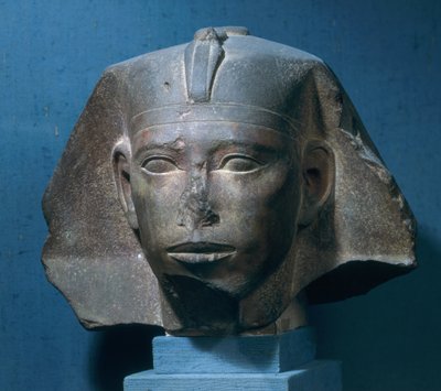 Kopf von König Djedefre, aus Abu Roash, Altes Reich, ca. 2565-2558 v. Chr. (Quarzit) von Egyptian 4th Dynasty